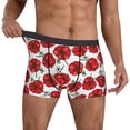 thumbnail image 3 of Men's Boxer Briefs, Cute Pumpkin Tomato Soft Comfy Mens Underwear Boxer Briefs Breathable With Widen Waist, 3 of 7