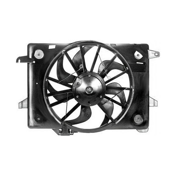 Auxiliary Fan Assembly - Compatible with 1998 - 2000 Lincoln Town Car 1999