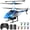 Blue, variant on Wefone Remote Control Helicopter for Kids with Altitude Hold, 7 LED Light Modes, 2 Batteries, Red