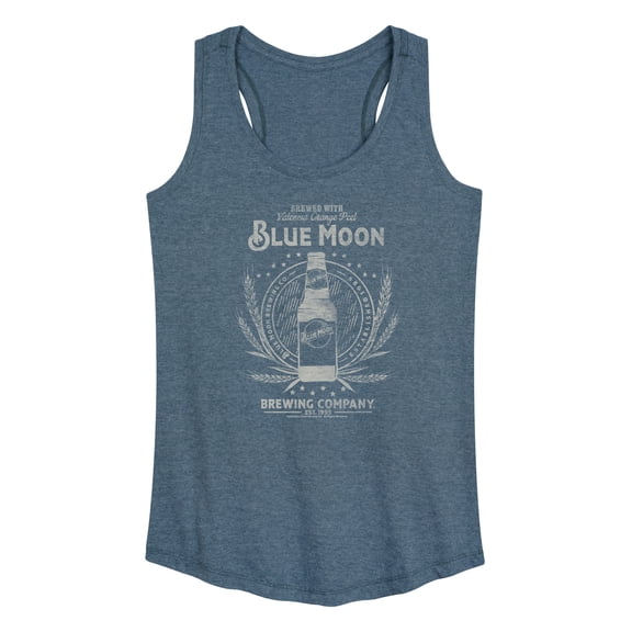 Blue Moon - Artfully Crafted - Women's Racerback Tank