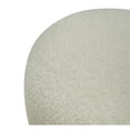 thumbnail image 4 of Divani Casa Kael Contemporary Sherpa Fabric Upholstered Ottoman in White, 4 of 5