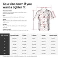 thumbnail image 4 of Picia Heart Panda Gentle Cotton Regular Fit Short Sleeve Casual Hawaiian Shirt for Men-Small, 4 of 9