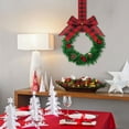 thumbnail image 2 of Mini Christmas Wreaths for Cabinet Kitchen Windows Decors Bulk with Red Bow Small Artificial Norfolk Farmhouse Wreaths with Berry Pine Cone for Fireplace Front Door Porch Wall Hanging, 2 of 6