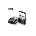 thumbnail image 1 of USB-C Male Type C to USB Adapter 2.0 A Female Data Converter Connector Adapter black, 1 of 5