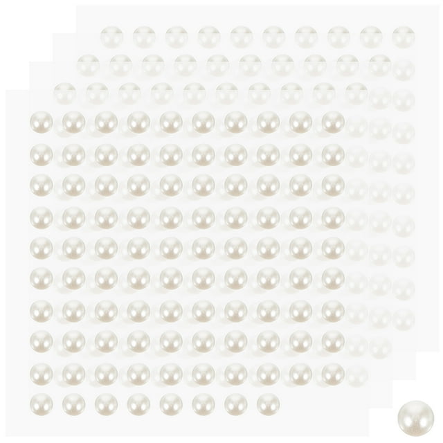unbranded Self Adhesive White Stickers for Face Makeup Festival Dance Decoration