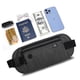 thumbnail image 5 of Cartera de viaje para el cuello con soporte para pasaporte con bloqueo RFID para hombres y mujeres: bolsa de viaje súper delgada para proteger sus documentos importantes y dinero en efectivo,, 5 of 5