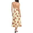 thumbnail image 2 of WeWoreWhat womens  Flare Panel Linen-Blend Midi Dress, 0-0, 2 of 4