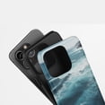 thumbnail image 4 of Ocean Waves Seascape For All iPhone Series Protective Phone Case Nature Landscape Blue Aqua, 4 of 7