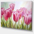 thumbnail image 2 of Tulips in a Row - Floral Art Canvas Print, 2 of 3