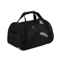thumbnail image 1 of Foldable Waterproof Pet Travel Backpack with 4-Side Mesh Ventilation, 3 Entry Points & Adjustable Straps - Lightweight Scratch-Resistant Polyester Dog/Cat Carrier for Trips/Vet Visits, Zippered, 1 of 6