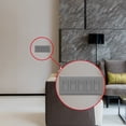 thumbnail image 3 of ENERLITES Decorator Switch or Receptacle Outlet Wall Plate, Gloss Finish, Size 5-Gang, Unbreakable Polycarbonate Thermoplastic, UL Listed, 8835-GY, Gray, 3 of 4