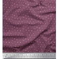 thumbnail image 1 of Soimoi Georgette Viscose Fabric Heart Small Fabric Prints by Yard 42 Inch Wide, 1 of 1