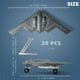 thumbnail image 2 of Maqueta de avión SEBUNAS B-2 Spirit escala 1/200 con 20 piezas, 2 of 6
