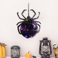 thumbnail image 4 of Deeceymbur Halloween Spider Wreath Door Hanging Artificial Rose Party Decoration 15.75x11.81in, 4 of 6