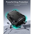 thumbnail image 6 of ESR Case Compatible with Airpods Pro Case 2nd / 1st Gen (2023/2022/2019), Magnetic Lid, Powerful Drop Protection, Cyber Series, Black, 6 of 9