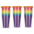 thumbnail image 1 of Vasos de Colores de Plástico ColCups 3Paq. 21pzas en total Vaso de 500 ml Plástico Colores Arcoíris., 1 of 6