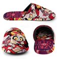 thumbnail image 4 of Mens Cozy Slippers Hazbin Hotel Warm Soft Plush Slipper Slip-on House Shoes for Home Indoor Outdoor, 4 of 8