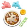 thumbnail image 2 of Hongchun DIY Sushi Tool cute Rabbit Sushi easy to Clean Sushi Paste sandwich Mold, 2 of 5