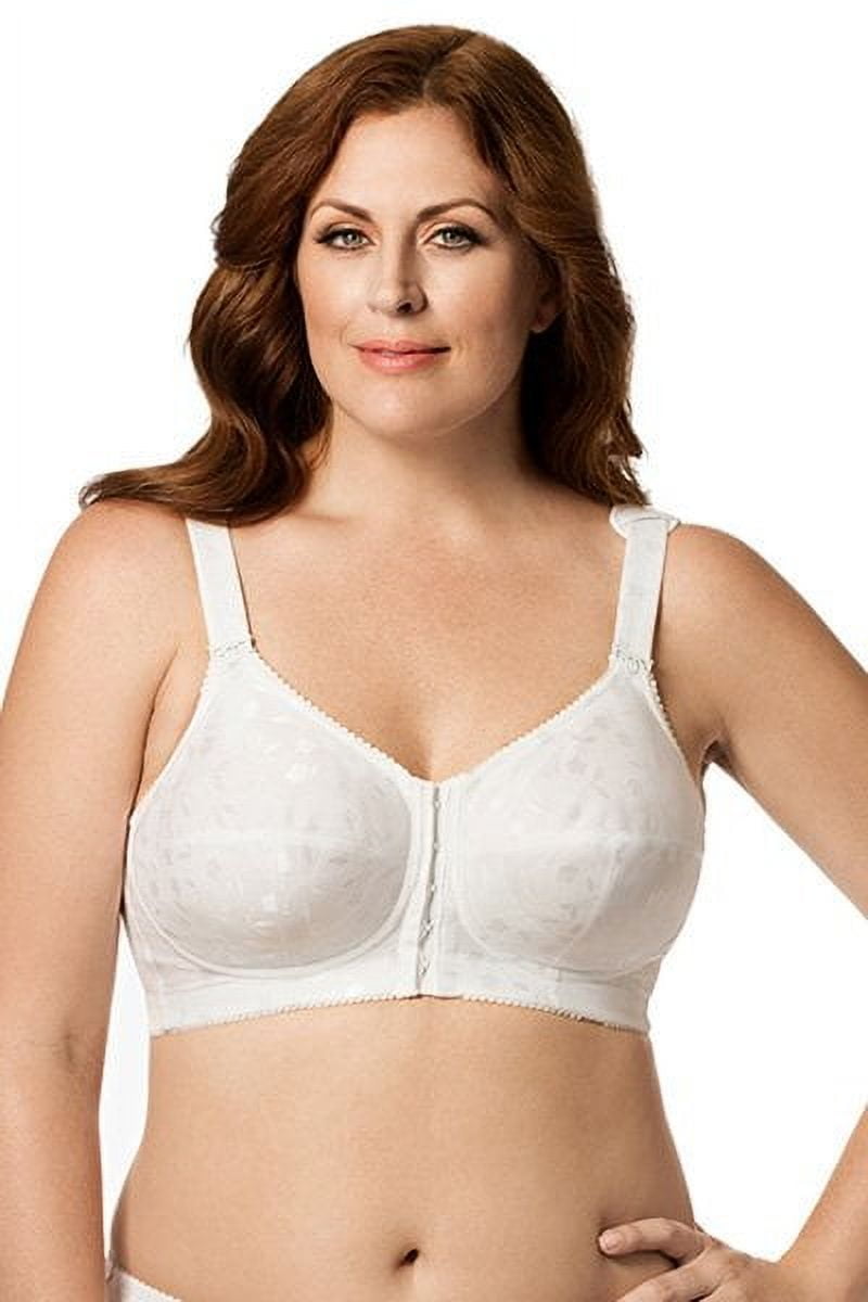 Women's Elila 1515 Jacquard Front Close Wireless Softcup Bra (Nude 50L)