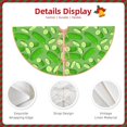 thumbnail image 3 of Fotbe Green Cucumber Pattern Christmas Tree Skirt, Tree Skirts Plush Christmas Decorations, Christmas Tree Skirts Xmas Decorations Holiday Party Decor-30", 3 of 6