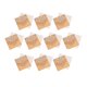 thumbnail image 3 of Kit de 10 tarjetas de invitación de boda con tarjetas de inserción y pegatinas beige, 3 of 9