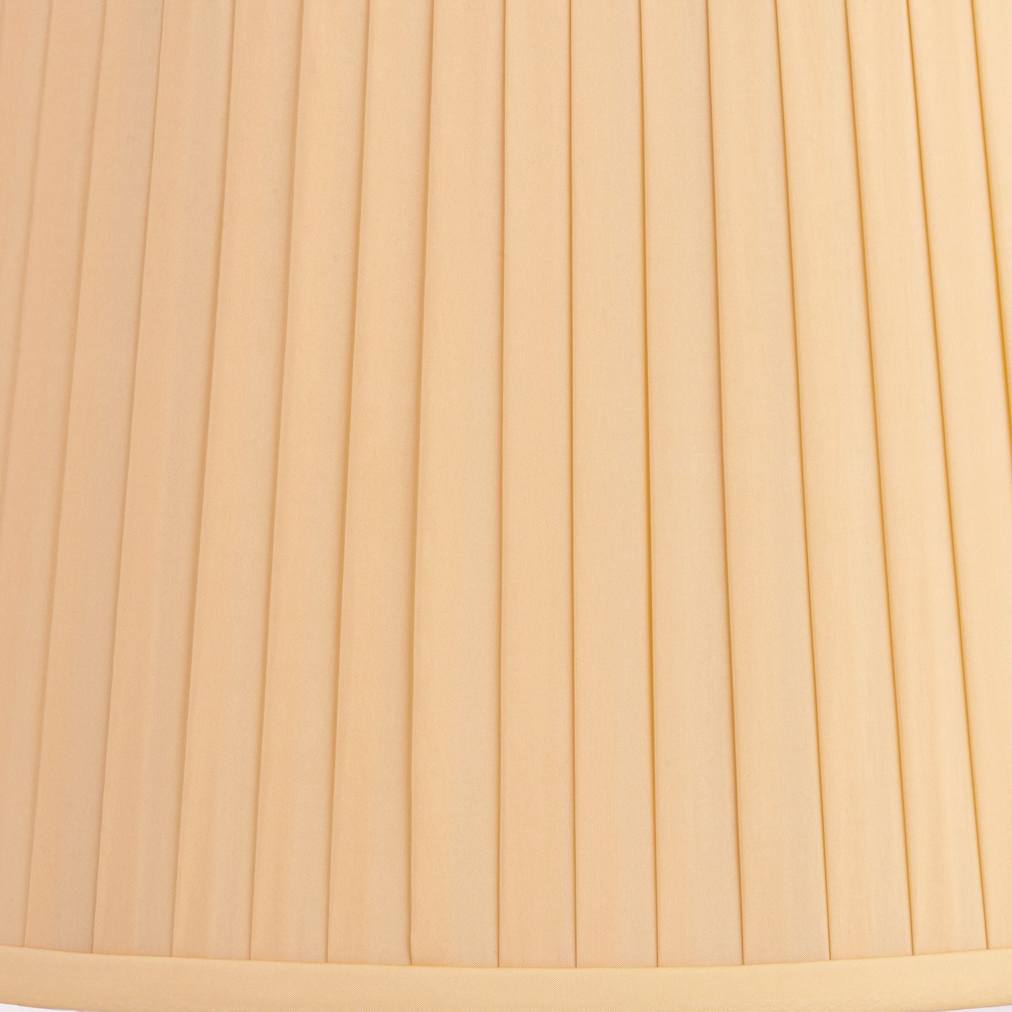 Springcrest Mapo 14" Top x 17" Bottom x 11" High x 11" Slant Lamp Shade Replacement Large Yellow Drum Softback Washer Harp Finial