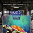 thumbnail image 3 of High Precision Body Weight Scale Smart Bathroom Scales with Large LCD Display(400lbs),Decorative for Bedroom-Colorful Sea Turtle Art Style, 3 of 4
