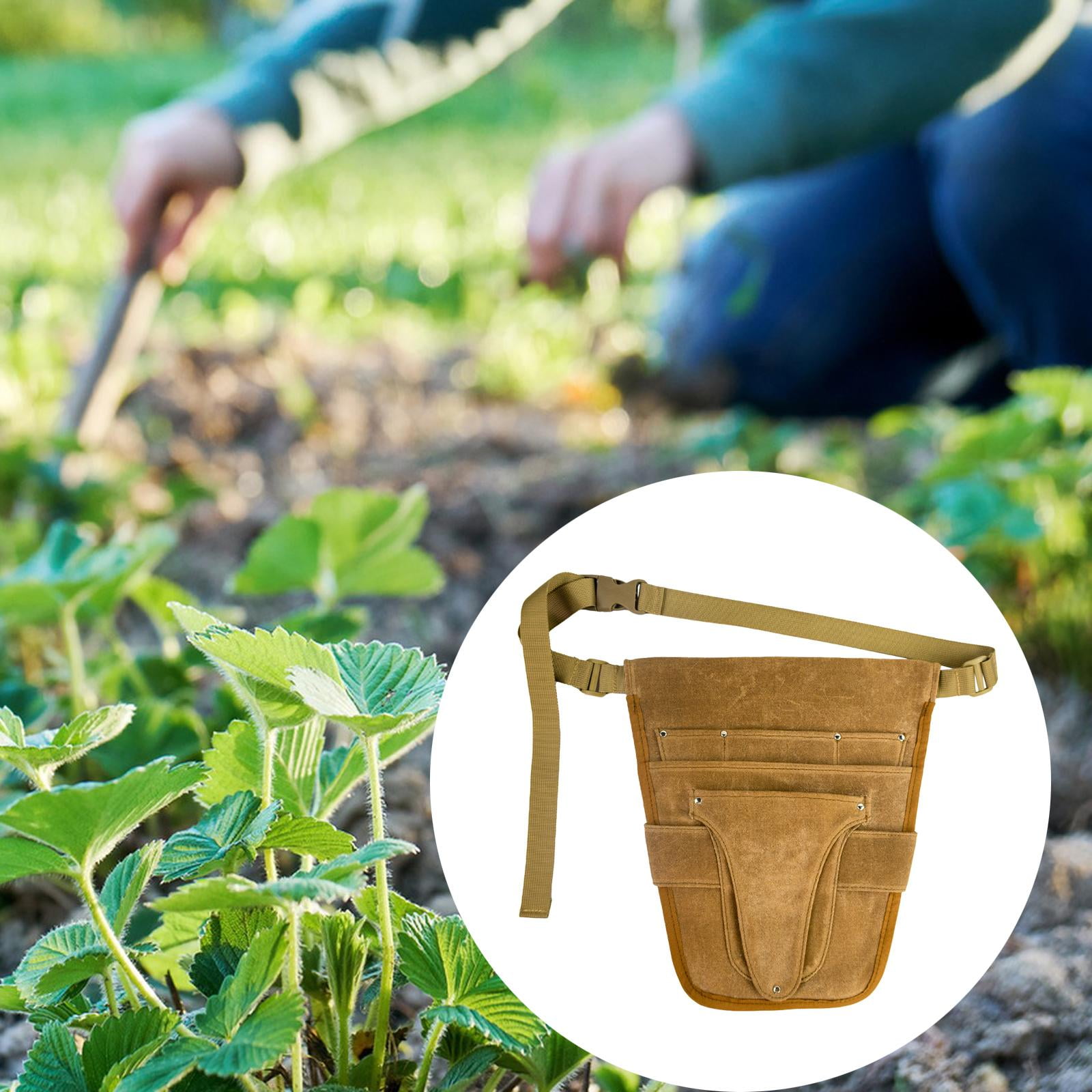Handy Ceinture a Outils de Jardin avec Plusieurs Poche Robuste Petite Pochette de Ceinture a Outils Outils de Jardinage Exterieur Ceinture pour les