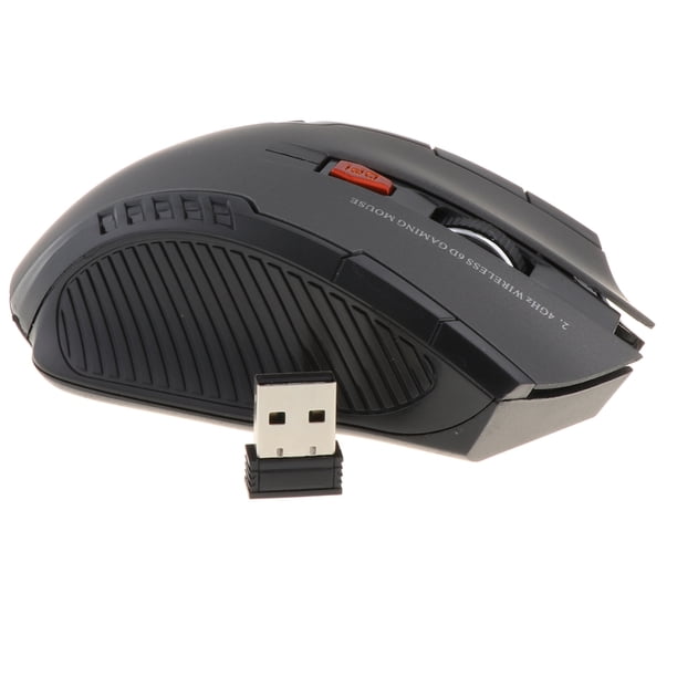 Ratón Inalámbrico Delgado, 2.4G Mouse Inalámbrico Forma Eronómica PC 18 Meses Duración Batería Compatible con System MCA y Windows - gris, tal se describe Sunnimix Ratón inalámbrico para computadora portátil