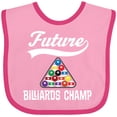 thumbnail image 3 of Inktastic Future Billiards Champ Boys or Girls Baby Bib, 3 of 4