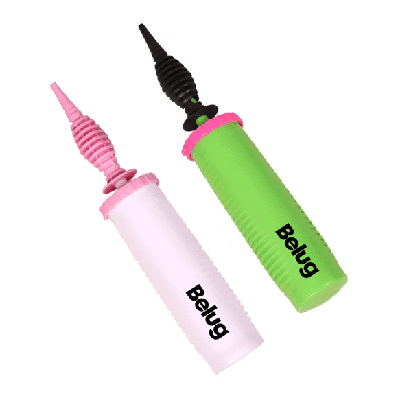 Infladora Inflador Bomba Manual Profesional Infla Globos 2 unidades Belug Verde, Blanco
