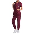 thumbnail image 1 of Oral Dentist Surgical Wear Split Wash Clothes Set Elastic Quick-drying Hospital Nurse Clothes, 1 of 5