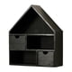 thumbnail image 2 of Elegante vitrina rústica de madera, exhibición de colección decorativa para figuras, Negro, 2 of 7