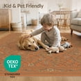 thumbnail image 4 of ODIKA Bathroom Distressed Traditional Vintage Passage Pile Hallway Pet Friendly & Kids Safe Play for Playroom, Bedroom, Reading Nook, 4 of 7