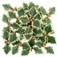 thumbnail image 3 of 10Pcs Simulation Christmas Red Fruit Leaves Christmas Tree Decoration, 3 of 8