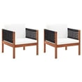 thumbnail image 1 of vidaXL Garden Chairs 2 pcs Solid Acacia Wood, 1 of 5