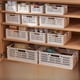 thumbnail image 3 of Cesta de almacenamiento plegable de escritorio, caja de almacenamiento para organizar bocadillos, artículos de papelería, cosméticos, artículos diversos, cesta de frutas, 3 of 5