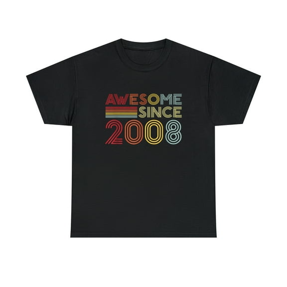 Vintage 2008 Made in 2008 Awesome Since 2008 T-Shirt