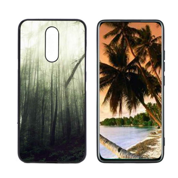 Forest Phone Case, Degined for LG X4 Case Men Women, Flexible Silicone Shockproof Case for LG X4