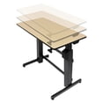 thumbnail image 5 of Ergotron WorkFit D Sit-Stand Workstation, 47 5/8 x 23 1/2 x 50 5/8, Birch/Black, 5 of 6