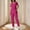 Scrubs-Hot Pink, variant on Plus Size Womens Scrubs Set Stretch V-Neck Scrubs Sets Elastic Waist Jogger Pant Shirts Soft Nursing Scrubs 2 Pockets Quick-Dry Healthcare Uniform