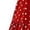 Red, variant on AURA Plus Size Polka Dot Midi Dress V Neck A Line High Waisted Summer Casual Dress Blue Red Green Black