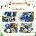 thumbnail image 3 of Lumiparty 6ft Christmas Garland with 20 LED Lights, Prelit Xmas Garland for Mantle with Timer, 8 Lighting Modes, for Indooor Outdoor Fireplace Stairs Railing Decorations, 3 of 7