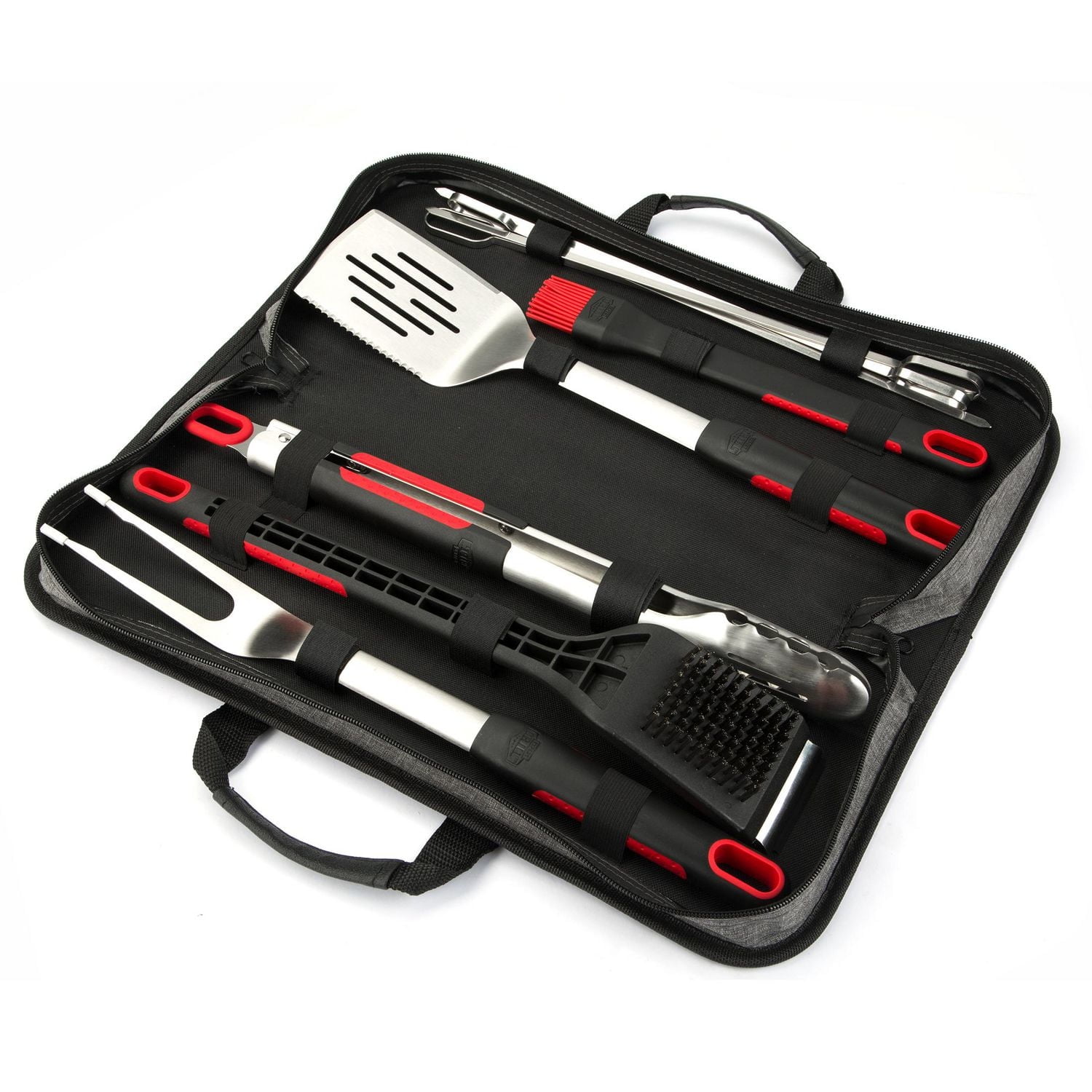 Expert Grill accessoires pour griller ensemble d’outils pour gril BBQ, 10 pièces Kit de gril en acier inoxydable