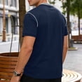 thumbnail image 3 of LPZOOGU Mens Henley Shirts Short Sleeve Button T-Shirts Summer Athletic Lightweight Tee Shirts with Pocket, 3 of 7