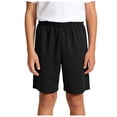 thumbnail image 3 of Yindaity Shorts for Kids Boys Boys Quick Dry Breathable Athletic Shorts Elastic Waist Summer Shorts(Black,8-9 Years), 3 of 8