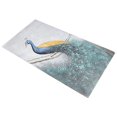 thumbnail image 3 of Pintura al óleo pintada a mano, textura moderna de pavo real sobre lienzo, obra de arte, decoración del hogar, 3 of 5