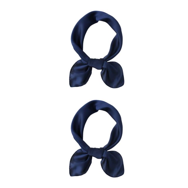 Minnieouse Bufandas De Cuello Elegantes Y Ligeras Para Mujer Manténgase A La Moda Bufanda Sin Esfuerzo Para Mujer azul marino 70*70CM Azul marino 70*70CM 2Conjunto