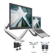 thumbnail image 1 of SHOPPINGALL Fully Adjustable Gas Spring 2in1 Monitor & Laptop OR Dual 15"-32" Monitors Mount Stand - SA-GM224U+D15 (White-32"), 1 of 1