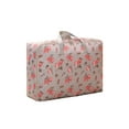 thumbnail image 1 of HiMONE Sacs de Déménagement pour Femmes Boîte de Rangement Extra Grand Cubes Sac à Main en Oxford Fournitures Hommes Fermeture Éclair Robuste Gris Rouge Grand (58*38*22cm), 1 of 3